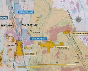 Fosterville South project location map