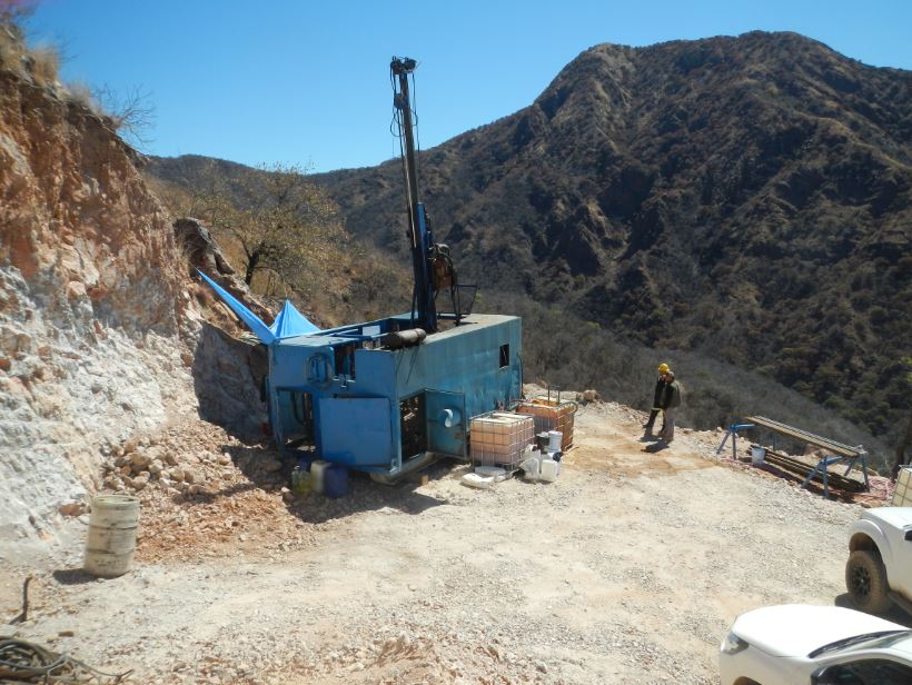 Canuc Resources drilling at Silver Mountain, Sonora, Mexico