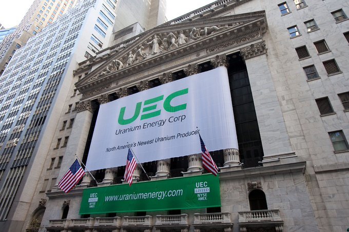 UEC logo on the NYSE