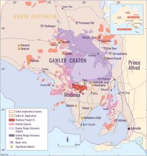 BArton Gold Wudinna map